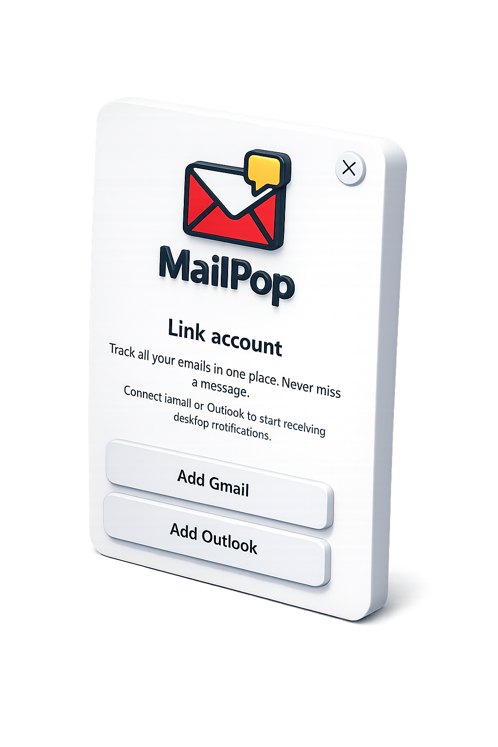 MailPop app preview